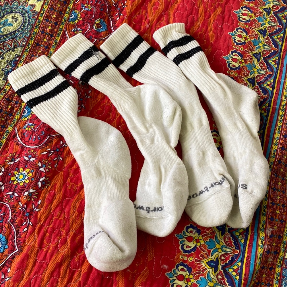 Smartwool socks (2 pair) men's merino wool size xl athletic targeted cushion
